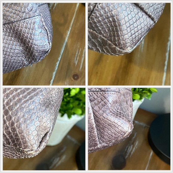 Coach Chelsea Jayden Bronze Exotic Metallic Brown Shoulder Bag - Picture 9 of 15